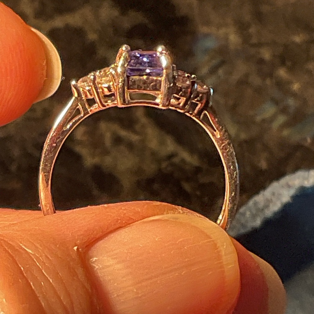 Iolite .925 Silver Ring 8 - Picture 3 of 7